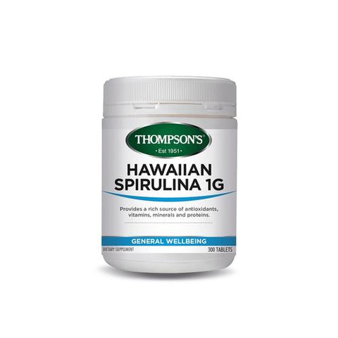 Thompson's Hawaiian Spirulina 1000mg Capsules 300