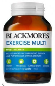 Blackmores Exercise Multi Tablets 72