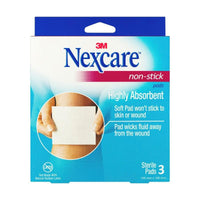 Nexcare Non Stick Pad 100mm x 100m 3/PK