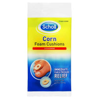 SCHOLL Corn Foam Cushion Pads Pain Relief 9 pack