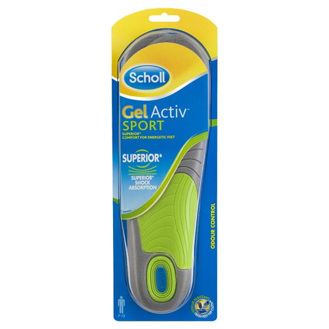 SCHOLL Gel Activ Sport Insoles Men
