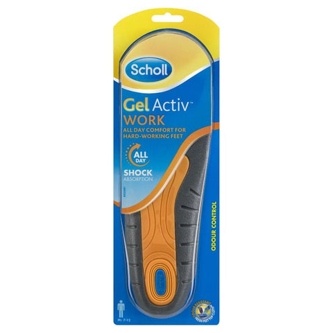 SCHOLL Gel Activ Work Insoles Men