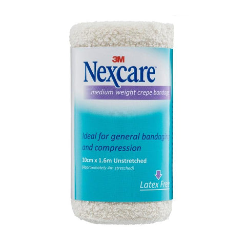 Nexcare Medium Weight Crepe 10cm x 1.6m