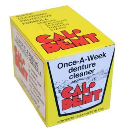 Cal-Dent Denture Cleaner 16 Sachets