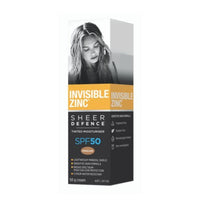 Invisible Zinc Sheer Defence Tinted Moisturiser SPF50 - Medium 50g