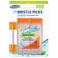 DENTEK DEEP CLEAN BRISTLED PICK 260CT