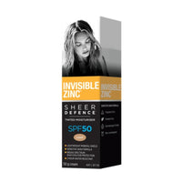 Invisible Zinc Sheer Defence Tinted Moisturiser SPF50 - Light 50g