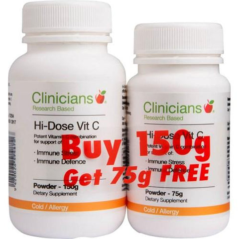 Clinicians. Hi-Dose Vit C TH 150g & 75g