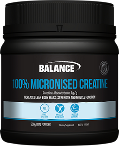 Balance 100% Pure Micronised Creatine 500g