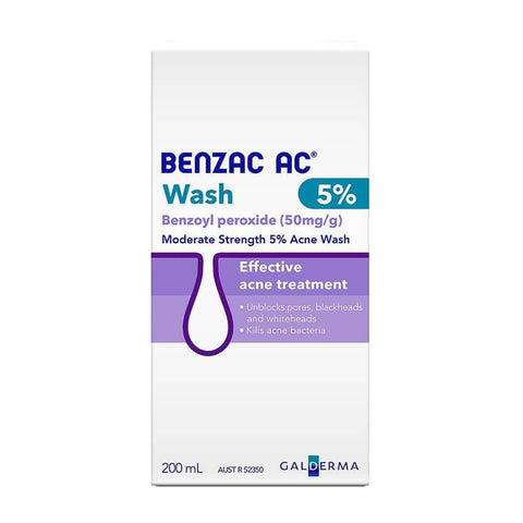 Benzac AC Wash 5% 200ml