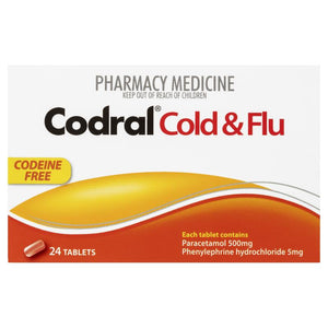 Codral Cold & Flu Codeine Free 24 Tablets