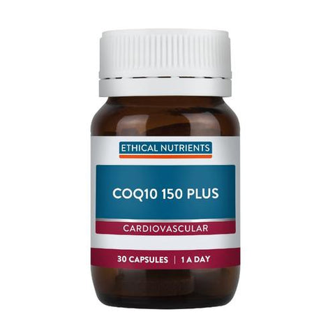 ETHICAL NUTRIENTS CoQ10 150 Plus Cardiovascular 30 Capsules