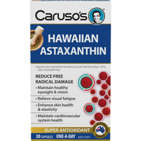 Caruso's Hawaiian Astaxanthin 30 Tablets