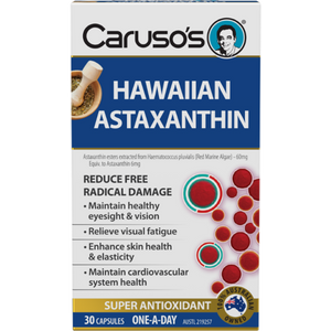 Caruso's Hawaiian Astaxanthin 30 Tablets