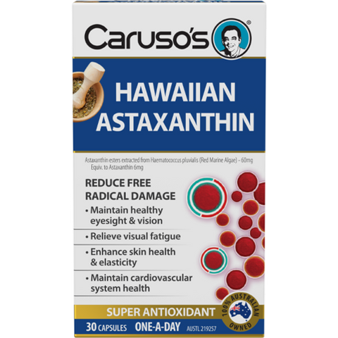 Caruso's Hawaiian Astaxanthin 30 Tablets