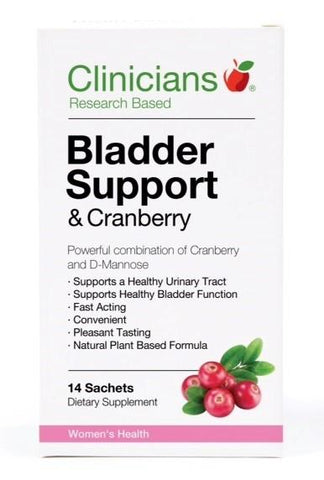 Clinicians Bladder Support & Cranberry Sachets 14