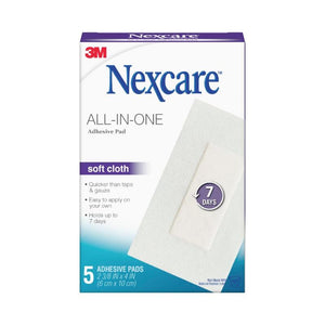 Nexcare All-In-One Adhesive Pads 5's