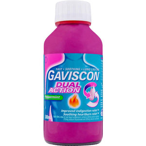 Gaviscon Dual Action Peppermint Liquid 300ml