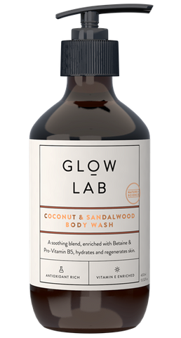 Glow Lab Coconut & Sandalwood Body Wash 400ml