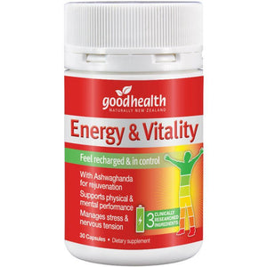Good Health Energy & Vitality 30 Capsules