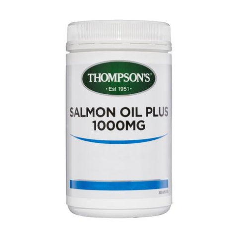 Thompson's Salmon Oil Plus 1000mg Capsules 300