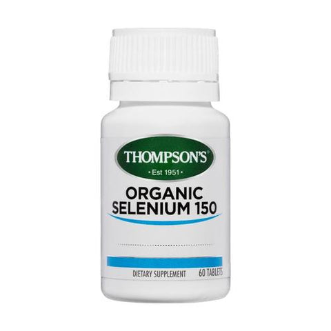 Thompson's Organic Selenium 150mcg Tablets 60