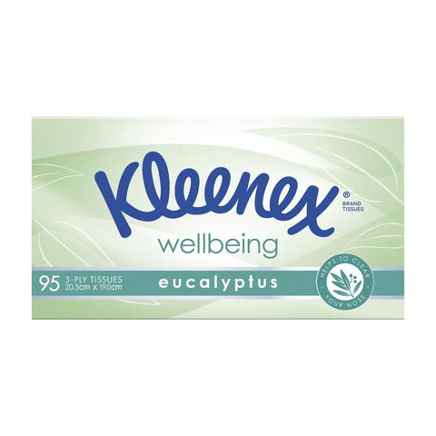Kleenex Eucalyptus Facial Tissues 95 Pack