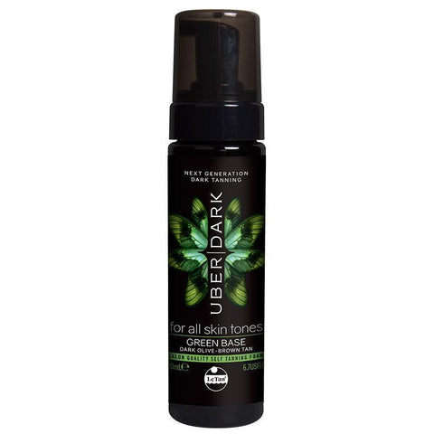 Le Tan Uber Dark Self Tanning Foam Green Base Foam 200ml