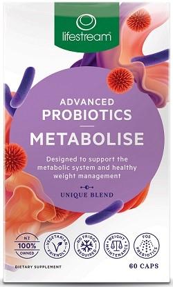 Lifestream Advanced Probiotics Metabolise Capsules 60