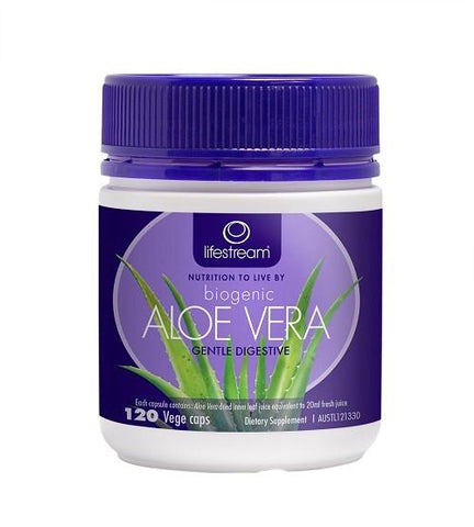 Lifestream Biogenic Aloe Vera Capsules 120