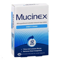 MUCINEX SE 600mg 40 Tablets