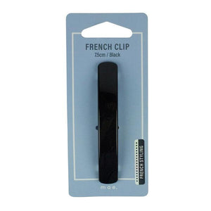 Mae French Clip 7.5cm Black