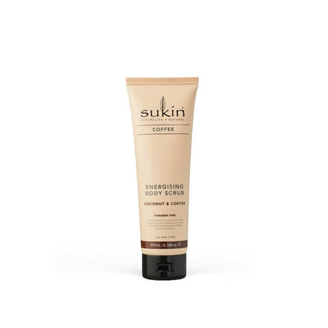 Sukin Energising Body Scrub Coffee & Coconut 200ml