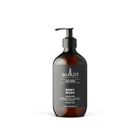 Sukin For Men Body Wash 500ml