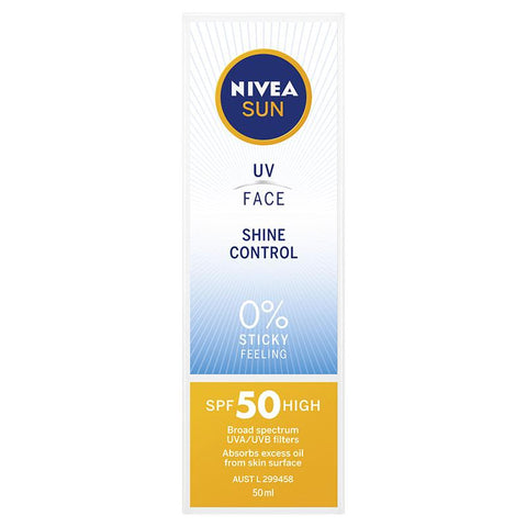 NIVEA UV Face Shine Control Cream SPF50 50ml