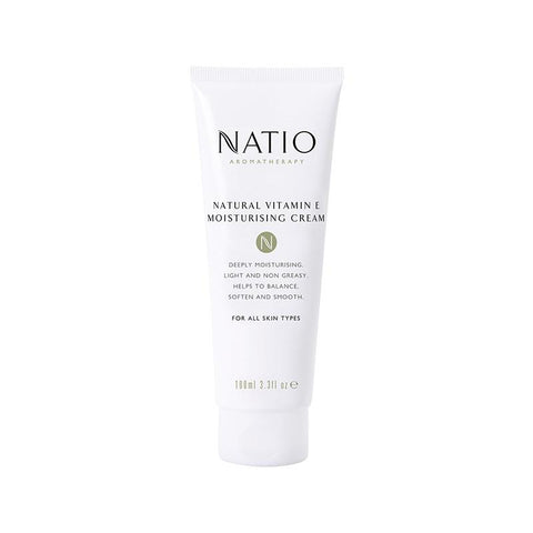 Natio Aromatherapy Natural Vitamin E Moisturising Cream 100ml