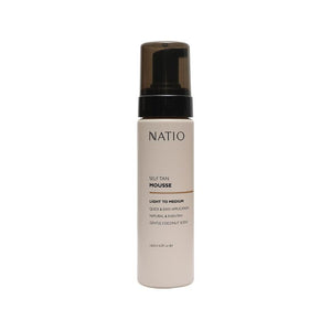 Natio Self Tan Mousse Light to Medium 180ml