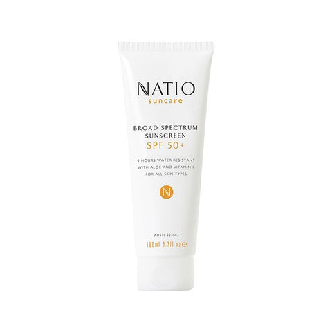 Natio Suncare SPF 50 Broad Spectrum Sunscreen 100ml