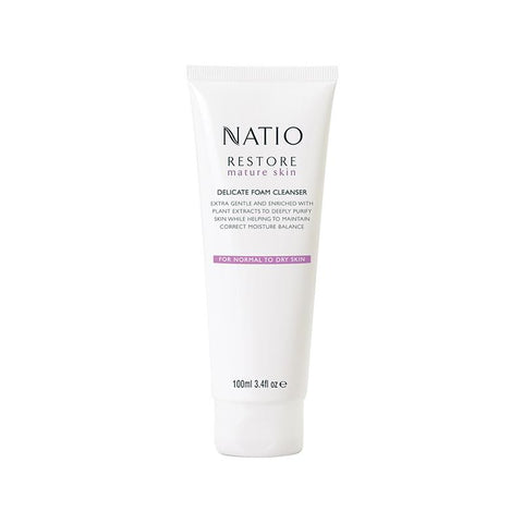 Natio Restore Delicate Foam Cleanser 100ml