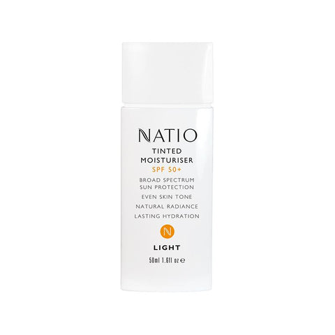 Natio Tinted Moisturiser SPF 50 - Light