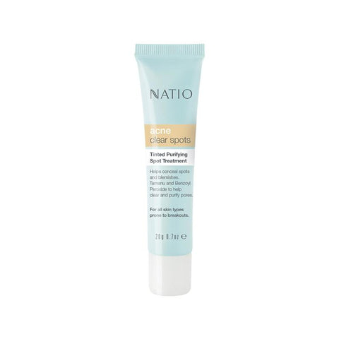 Natio Acne Clear Spots Tinted Purifying Spot Treatment 20g