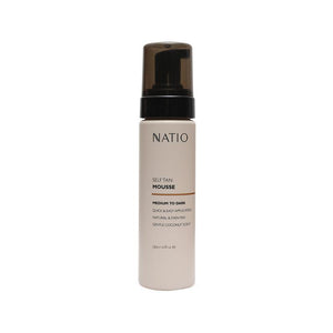 Natio Self Tan Mousse Medium to Dark 180ml