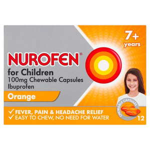 Nurofen Children Chewable Capsules 12 [limited to 2 per order]
