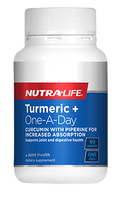 Nutra-Life Turmeric + One-A-Day 60 Capsules