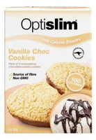 Optislim Vanilla Choc Cookies 100 Calories 4x32g