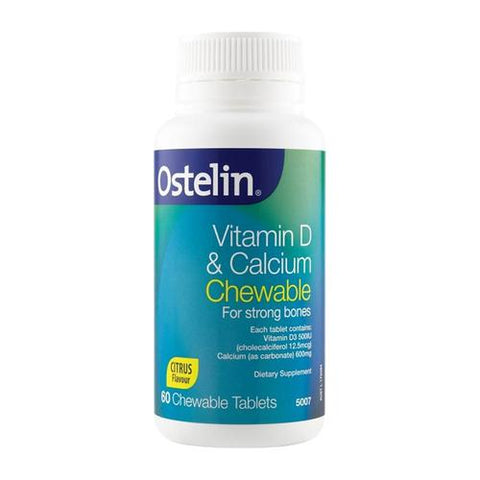 OSTELIN Vitamin D & Calcium tablets 60 chewable