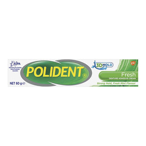 POLIDENT Fresh Mint Denture Adhesive Cream 60g