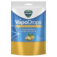 Vicks Vapodrops Butter Menthol 24 Lozenges