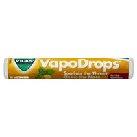Vicks Vapodrops Butter Menthol - Stick Pack Lozenges 10
