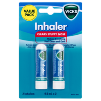 VICKS Inhaler single 0.5ml Twin Pk